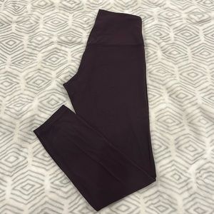 Lululemon align leggings *crop* dark purple size 6